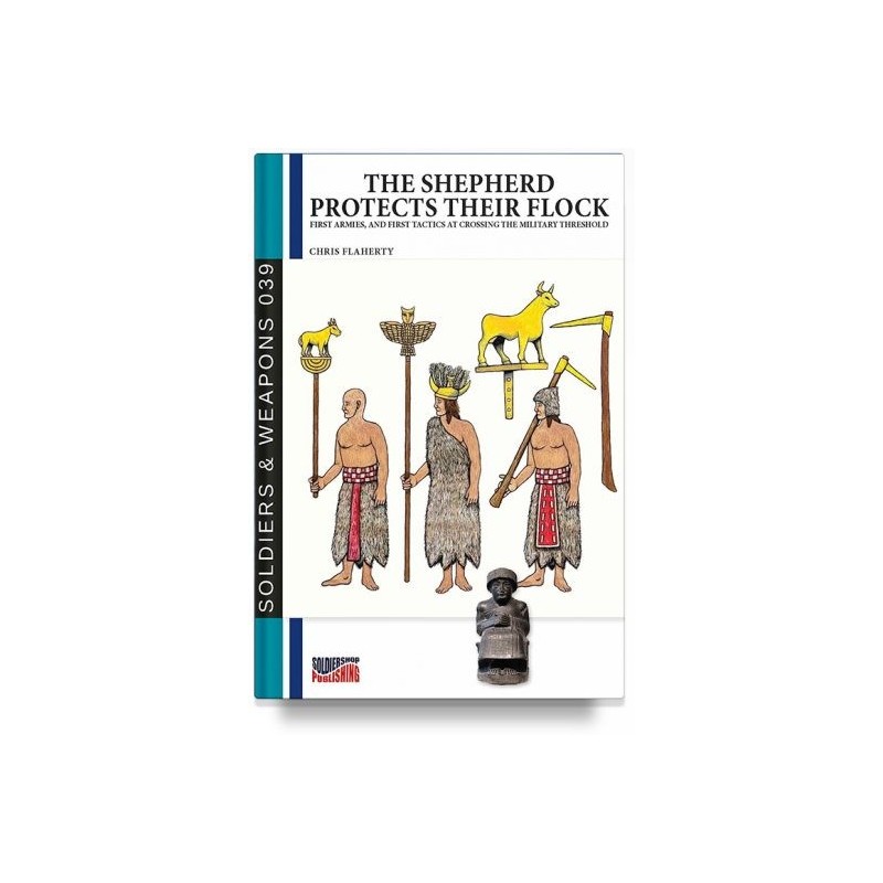 Shepherd protects their flock