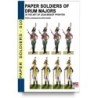 Paper soldiers of drum majors