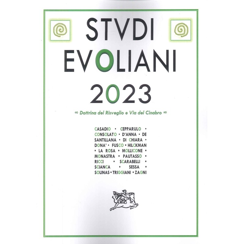 Studi evoliani 2023. dottrina del risveglio e via del cinabro