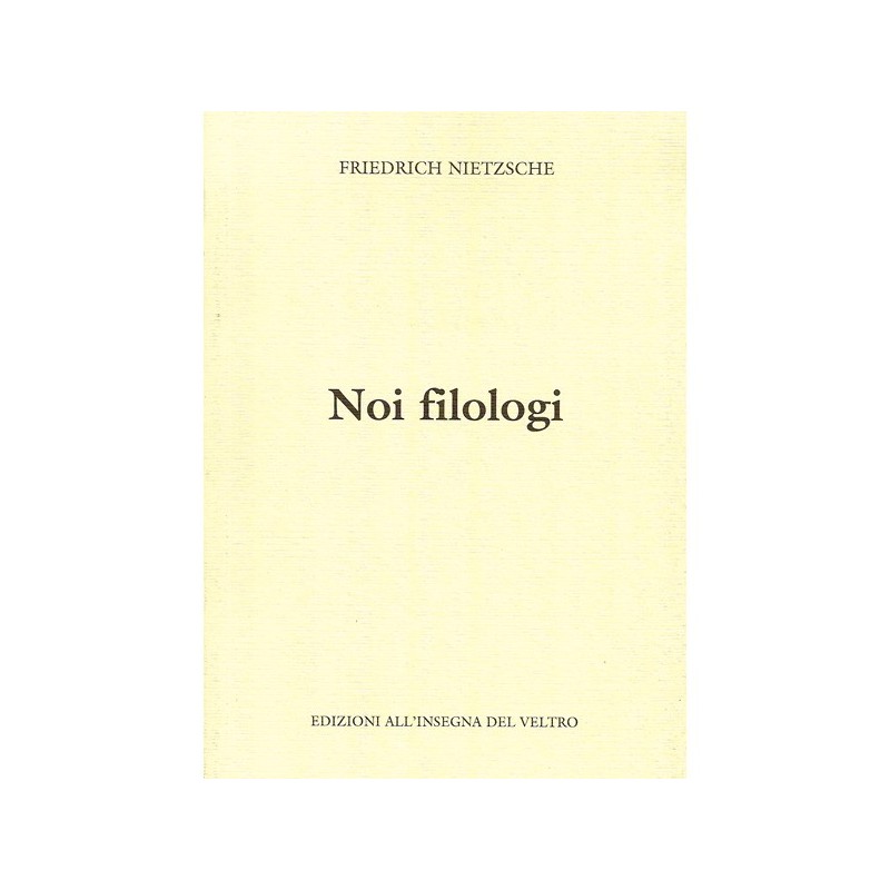 Noi filologi
