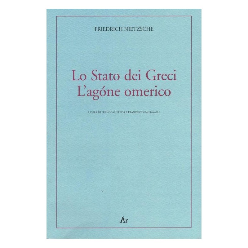 Stato dei greci-l'agóne omerico