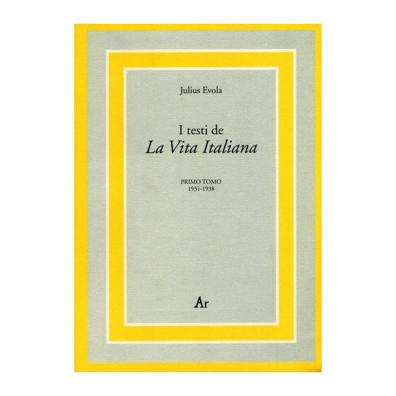 Testi de la vita italiana