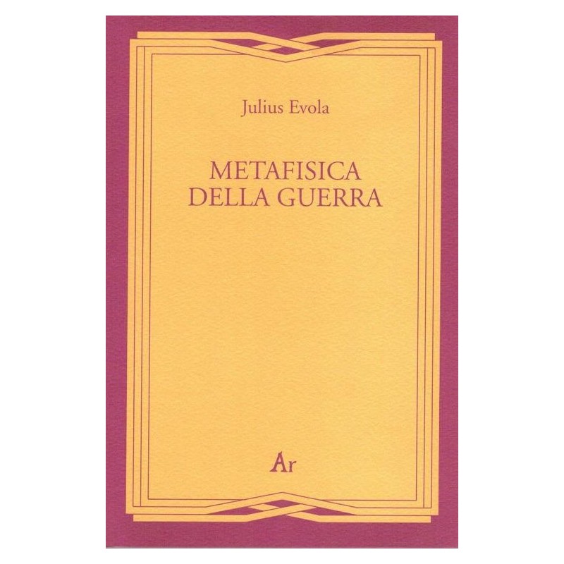 Metafisica della guerra