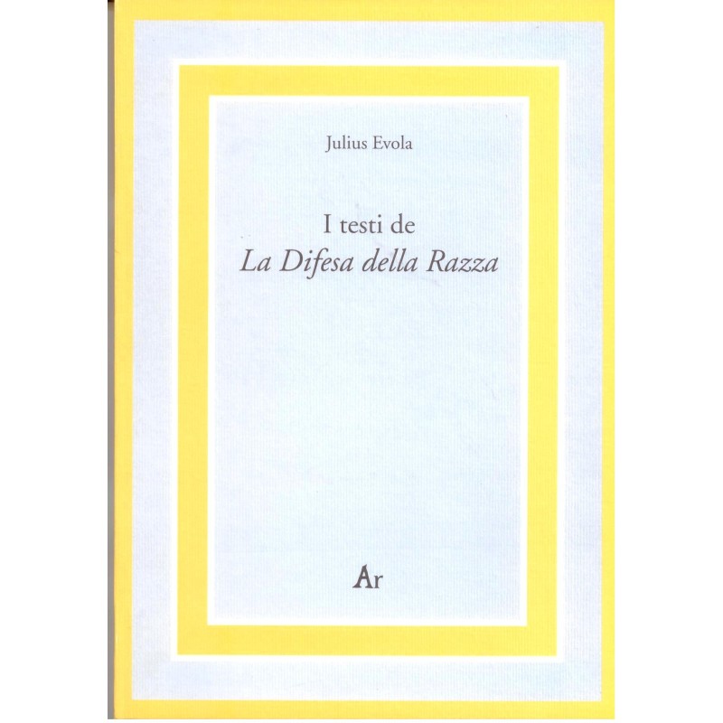 Testi de la difesa della razza