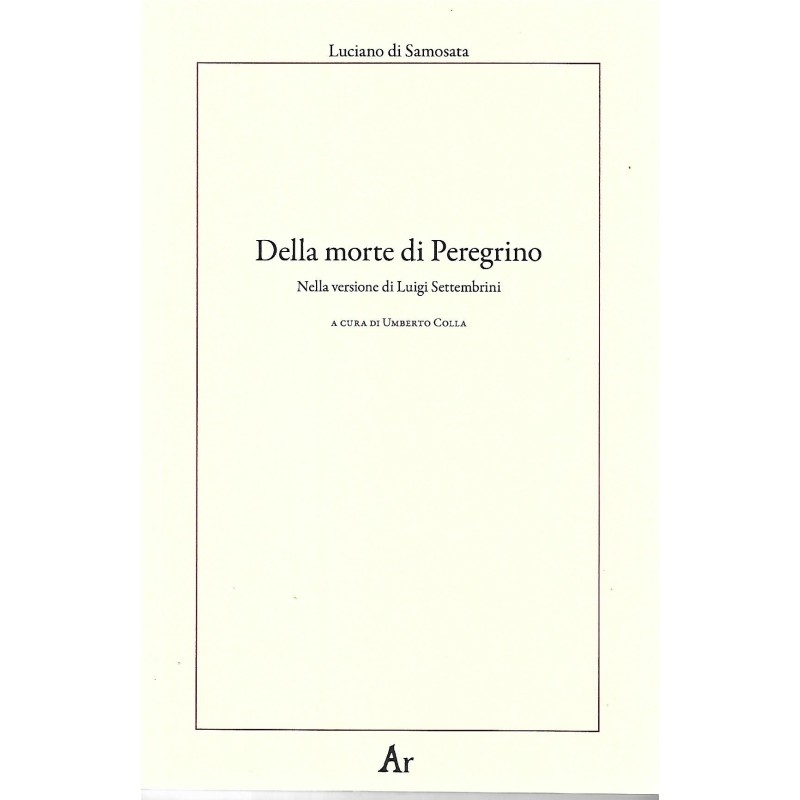 Della morte di peregrino