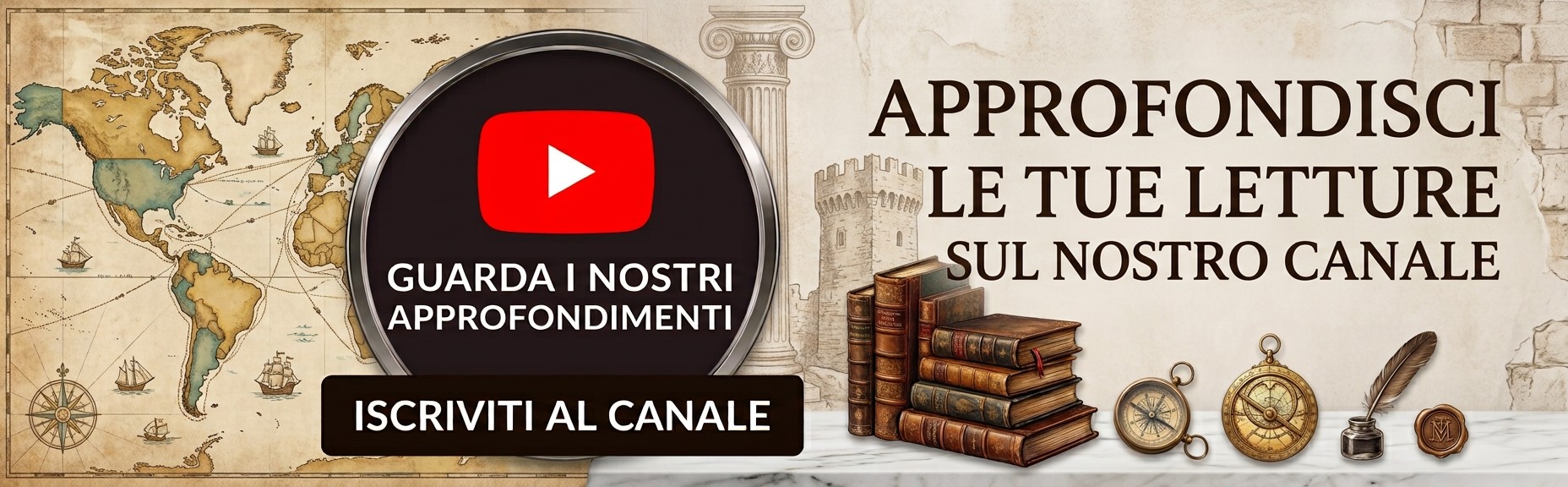 alt="Visita il canale YouTube ufficiale della libreria"